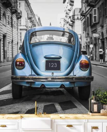 Blue Beetle Wall Mural