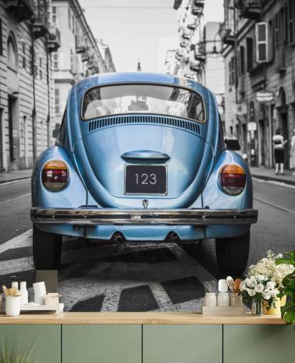 Blue Beetle Wall Mural