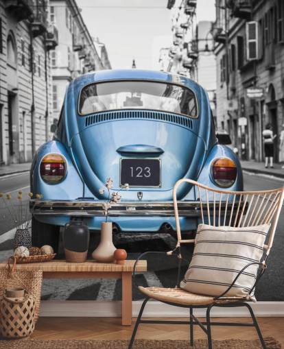 Blue Beetle Wall Mural