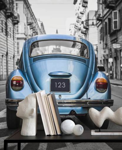 Blue Beetle Wall Mural