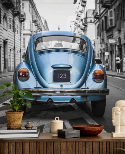 Blue Beetle Wall Mural