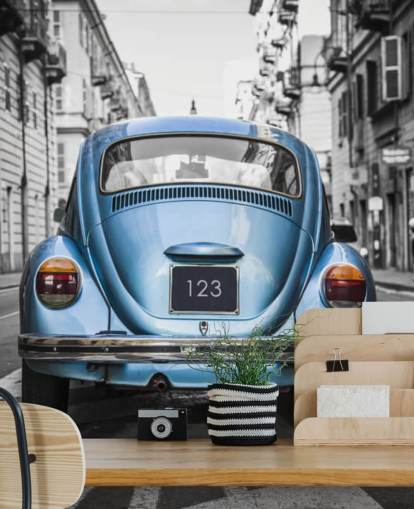 Blue Beetle Wall Mural