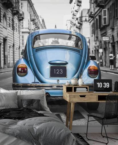 Blue Beetle Vægmaleri Blue Beetle Vægmaleri