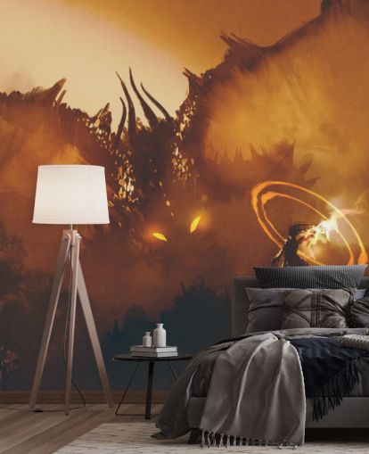 dragon en tovenaar behang dragon en tovenaar behang