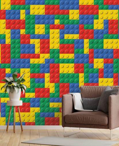 colourful lego bricks wallpaper