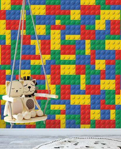 colourful lego bricks wallpaper