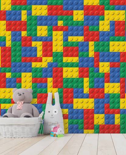 bunte Lego-Steine Tapete