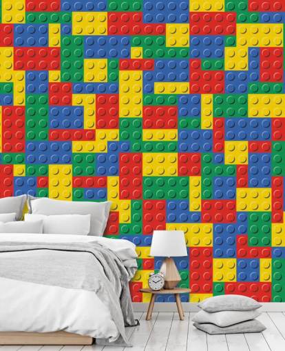 colourful lego bricks wallpaper