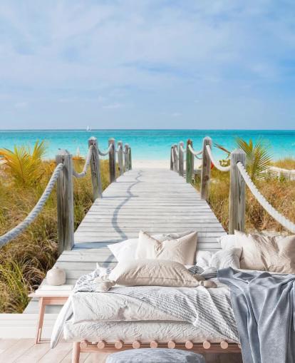 Papel de parede Caribbean Beach Boardwalk