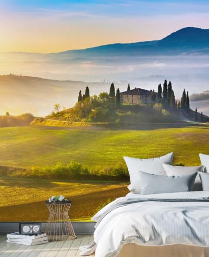 Decorazione murale con Italia Toscana Decorazione murale con Italia Toscana