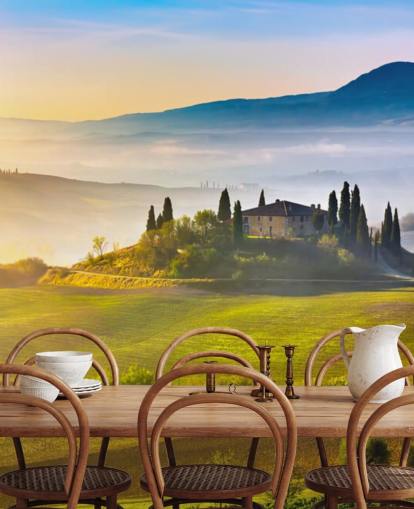 Italien Toscana Väggmålning