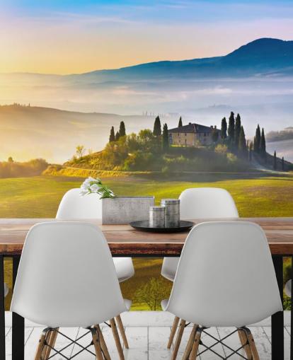 Italia Toscana seinämaalaus