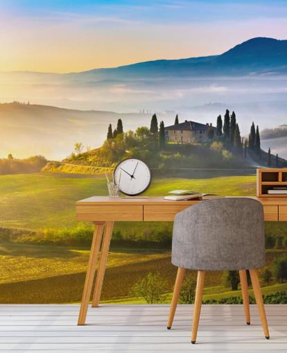 Italië Toscane muurschildering