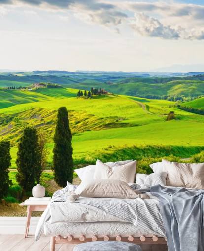 Mural de pared Campos toscanos Italia