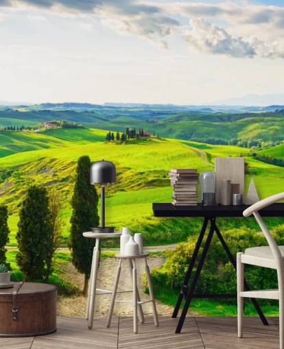 Mural da Parede Tuscan Fields Itália