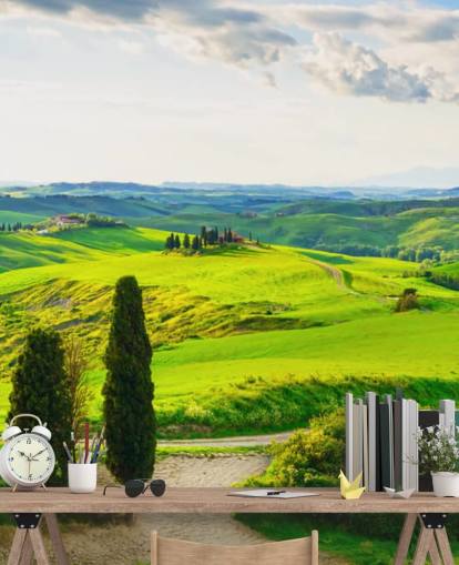 Tuscan Fields Italy Wall Mural Tuscan Fields Italy Wall Mural