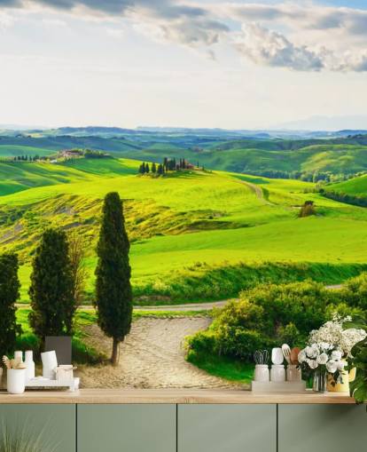 Tuscan Fields Italia Veggmaleri Tuscan Fields Italia Veggmaleri