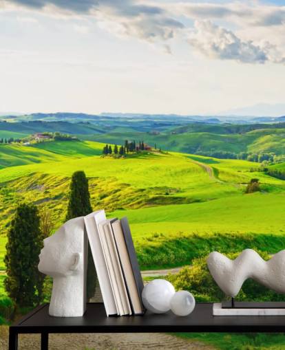 Tuscan Fields Italy Wall Mural