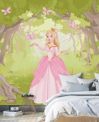 Carta da parati Pink Princess