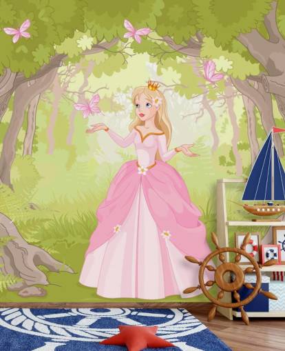 Vaaleanpunainen prinsessa taustakuva