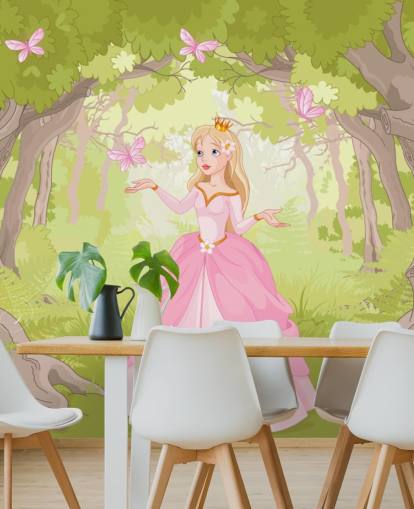 Carta da parati Pink Princess Carta da parati Pink Princess