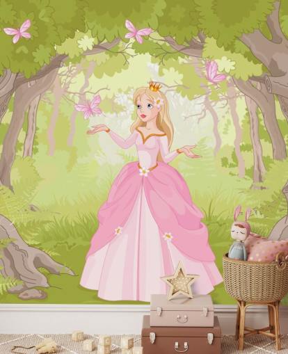 Carta da parati Pink Princess