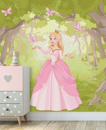 Papier peint Princesse Rose Papier peint Princesse Rose