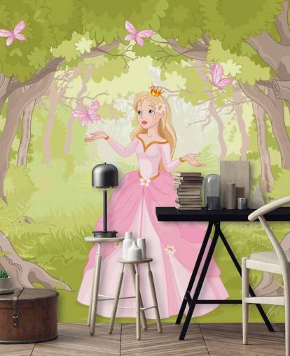 Papel pintado Pink Princess Papel pintado Pink Princess