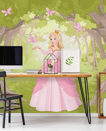 Papel pintado Pink Princess Papel pintado Pink Princess