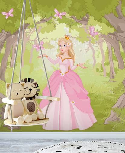 Papel pintado Pink Princess Papel pintado Pink Princess