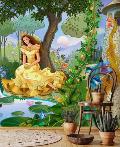 Princesses and Prince Wallpaper