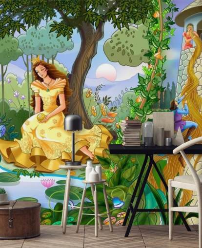 Princesses and Prince Wallpaper