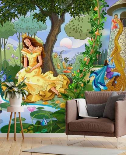 Princesses and Prince Wallpaper