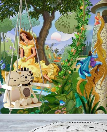 Princesses and Prince Wallpaper