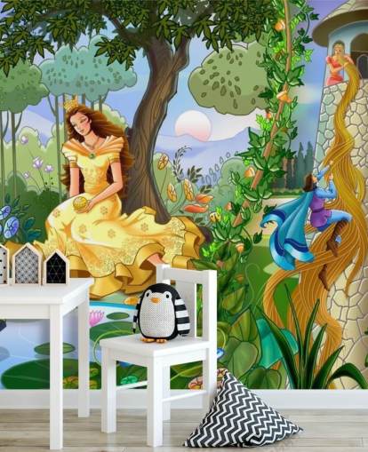 Papier Peint Princesses et Prince