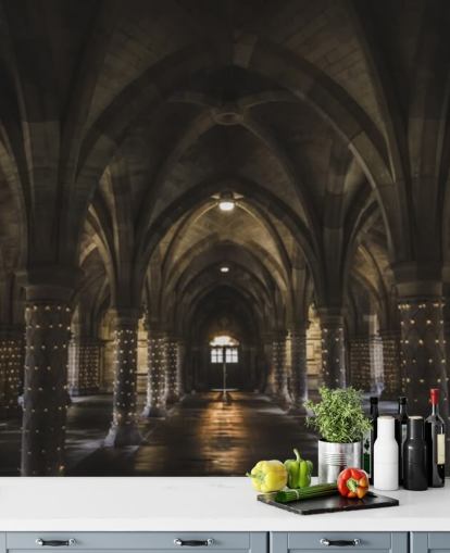 3d effect undercroft wallpaper