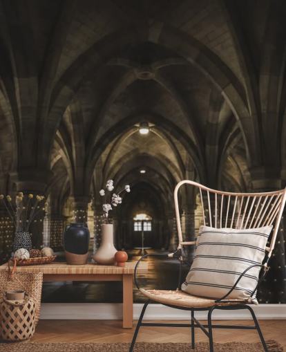 3d effect undercroft wallpaper