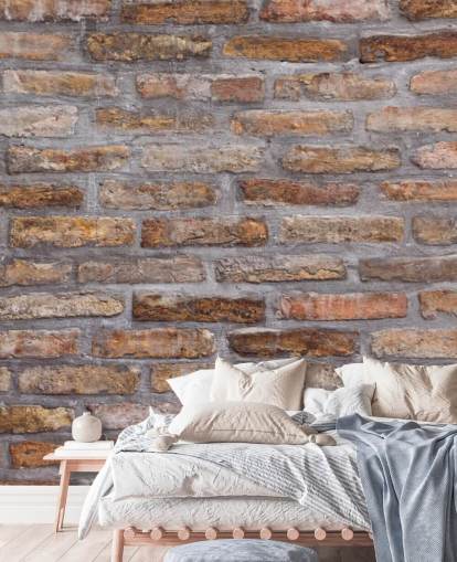 Patrón de fondo de textura de pared de ladrillo viejo Brick Wallpaper