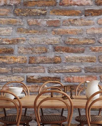 Patrón de fondo de textura de pared de ladrillo viejo Brick Wallpaper