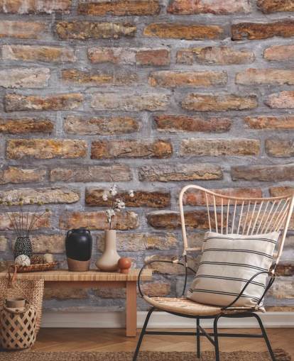 Patrón de fondo de textura de pared de ladrillo viejo Brick Wallpaper