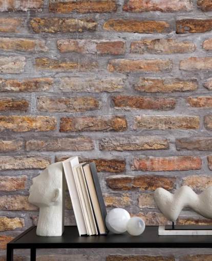 Vanhan tiiliseinän tekstuurin taustakuvio Brick Wallpaper Vanhan tiiliseinän tekstuurin taustakuvio Brick Wallpaper