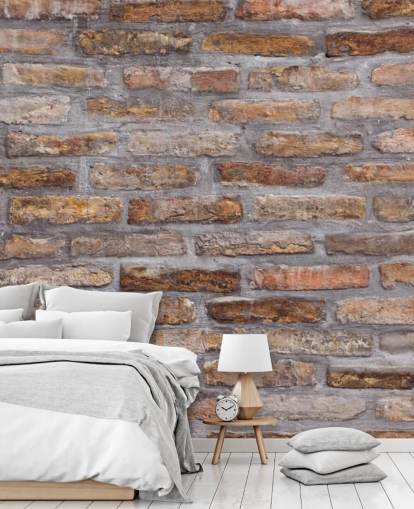 Patrón de fondo de textura de pared de ladrillo viejo Brick Wallpaper