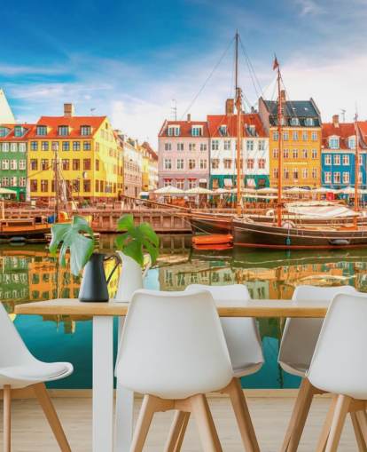 Nyhavn, København Copenhagen Wallpaper 