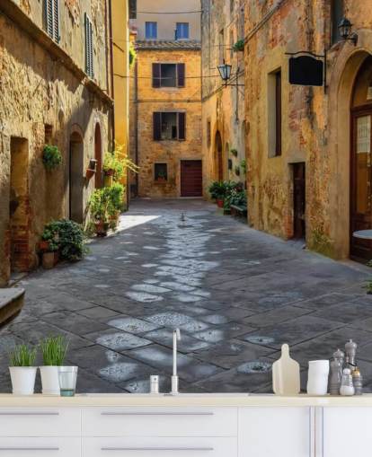 Toscania, Włochy, Montepulciano tapet