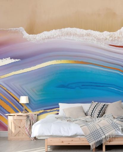 Golden Blue Seascape