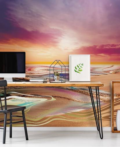 sunset colours in marble wallpaper sunset colours in marble wallpaper