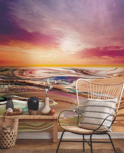 sunset colours in marble wallpaper sunset colours in marble wallpaper