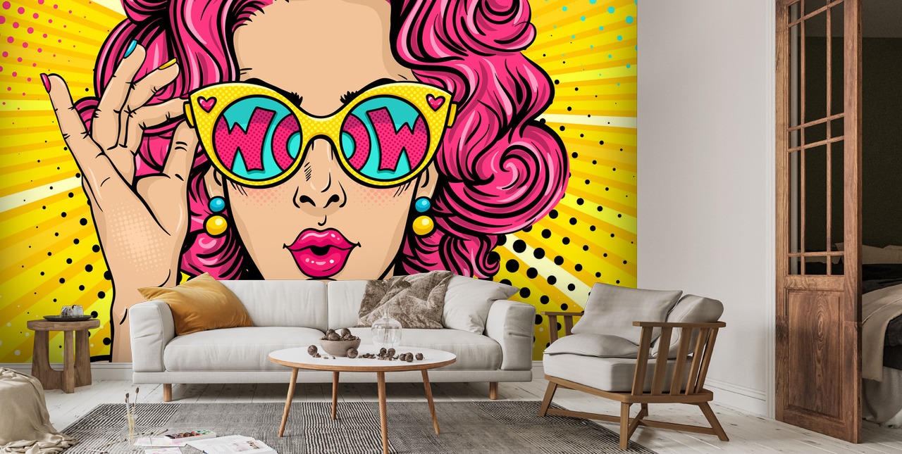 Wow Pop Art Wallpaper Wallsauce Au