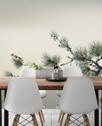 Tak met Tiny Bird Oriental behang