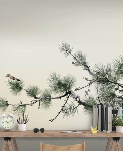 Tak met Tiny Bird Oriental behang